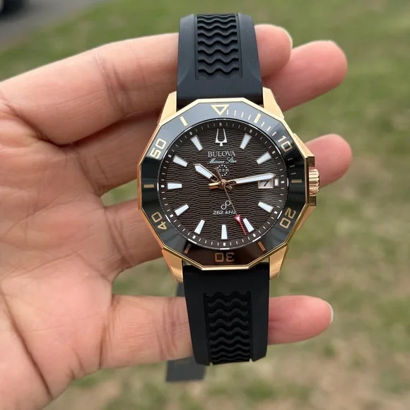 BULOVA Marine Star HPQ Precisionist Brown chocolate Dial Men's Watch
